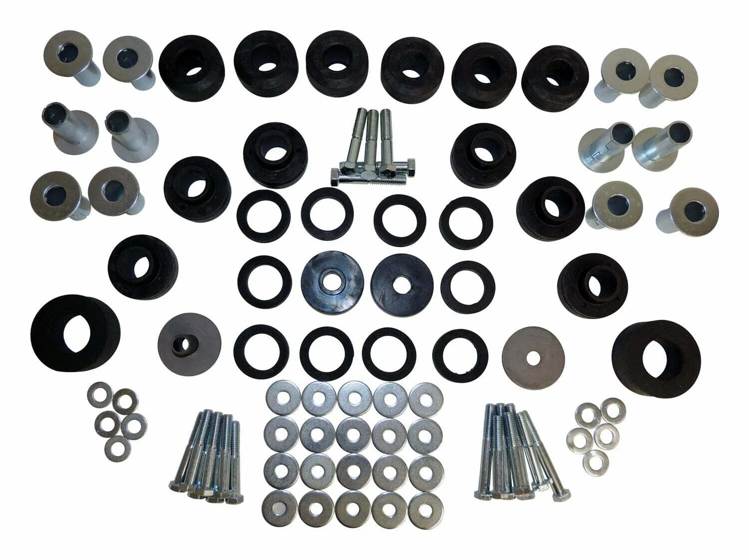 Crown 5462446MK Body Mount Master Kit for 1979-86 CJ-5 CJ-7 & CJ-8 w_ Steel Body